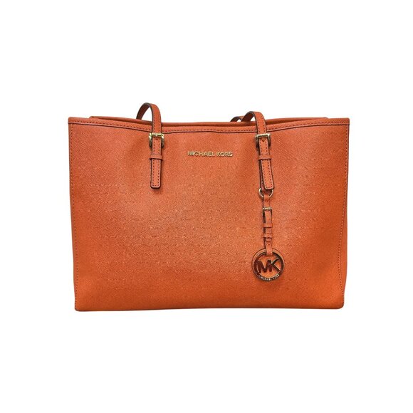 Michael Kors Orange Tote Bag - Picture 3 of 9